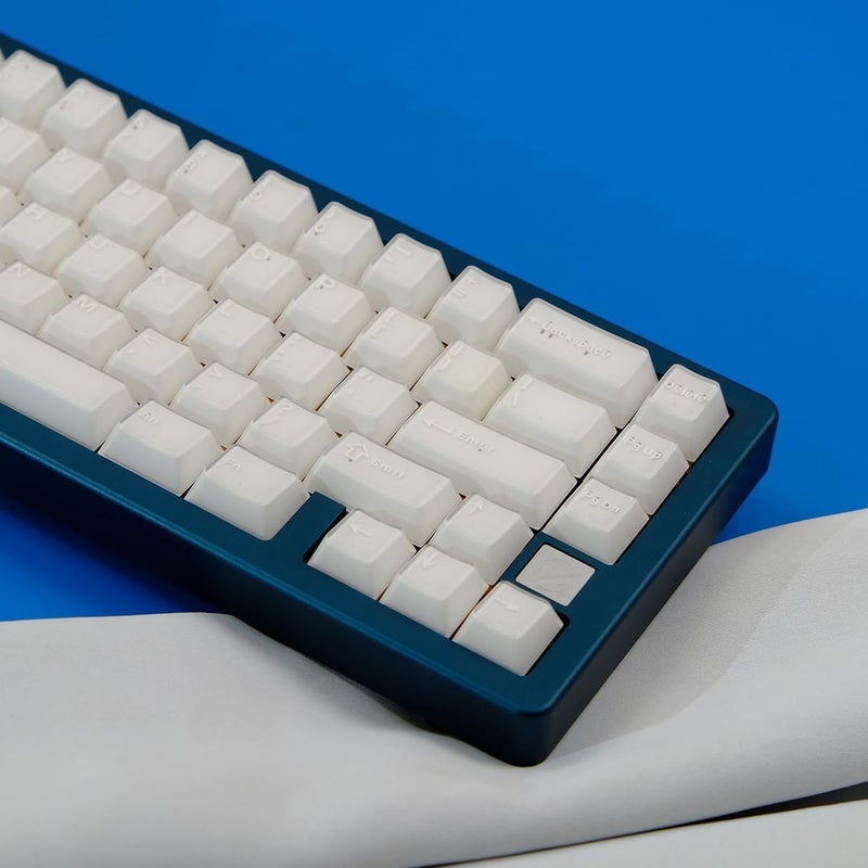 Sumgsn 114 Keys Doubleshot White Translucent Keycaps Cherry Profile Custom Keycap Set Fit for Cherry Mx Switches Mechanical Keyboard - Image 2